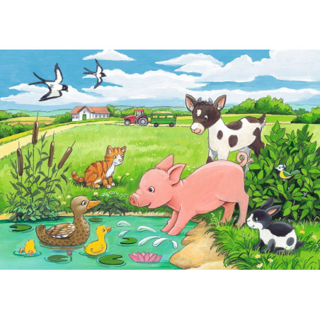 Ravensburger - Tierkinder auf dem Land, 2 x 12 Teile