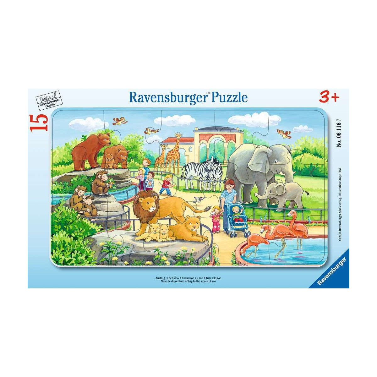 Ravensburger - Ausflug in den Zoo, 15 Teile