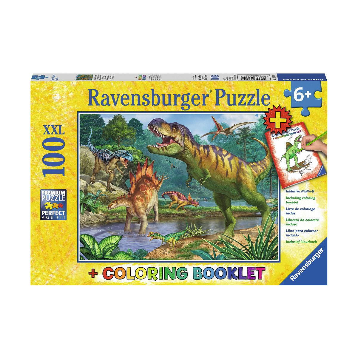 Ravensburger - Welt der Dinosaurier, 100 Teile