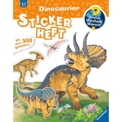 Ravensburger - Wieso? Weshalb? Warum? Stickerheft:  Dinosaurier