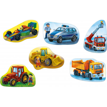 HABA - 6 erste Puzzles - Fahrzeuge