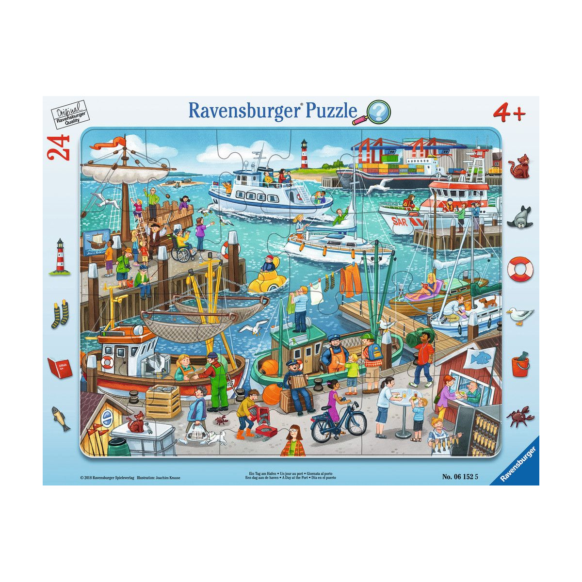 Ravensburger - Ein Tag am Hafen, 24 Teile