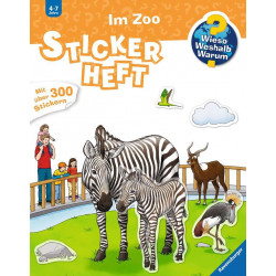 Ravensburger - Wieso? Weshalb? Warum? Stickerheft: Im Zoo