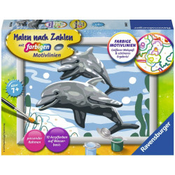 Ravensburger - Malen nach Zahlen - Freundliche Delfine