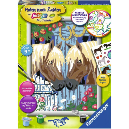 Ravensburger - Malen nach Zahlen - Treue Pferde