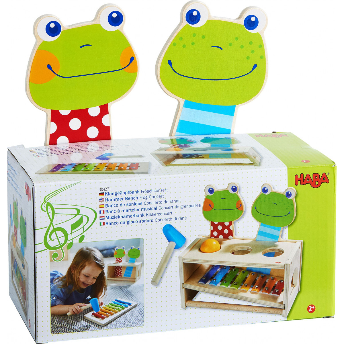 HABA - Klang-Klopfbank Froschkonzert