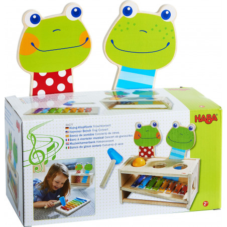 HABA - Klang-Klopfbank Froschkonzert