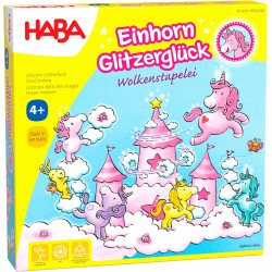 HABA - Einhorn Glitzerglück - Wolkenstapelei
