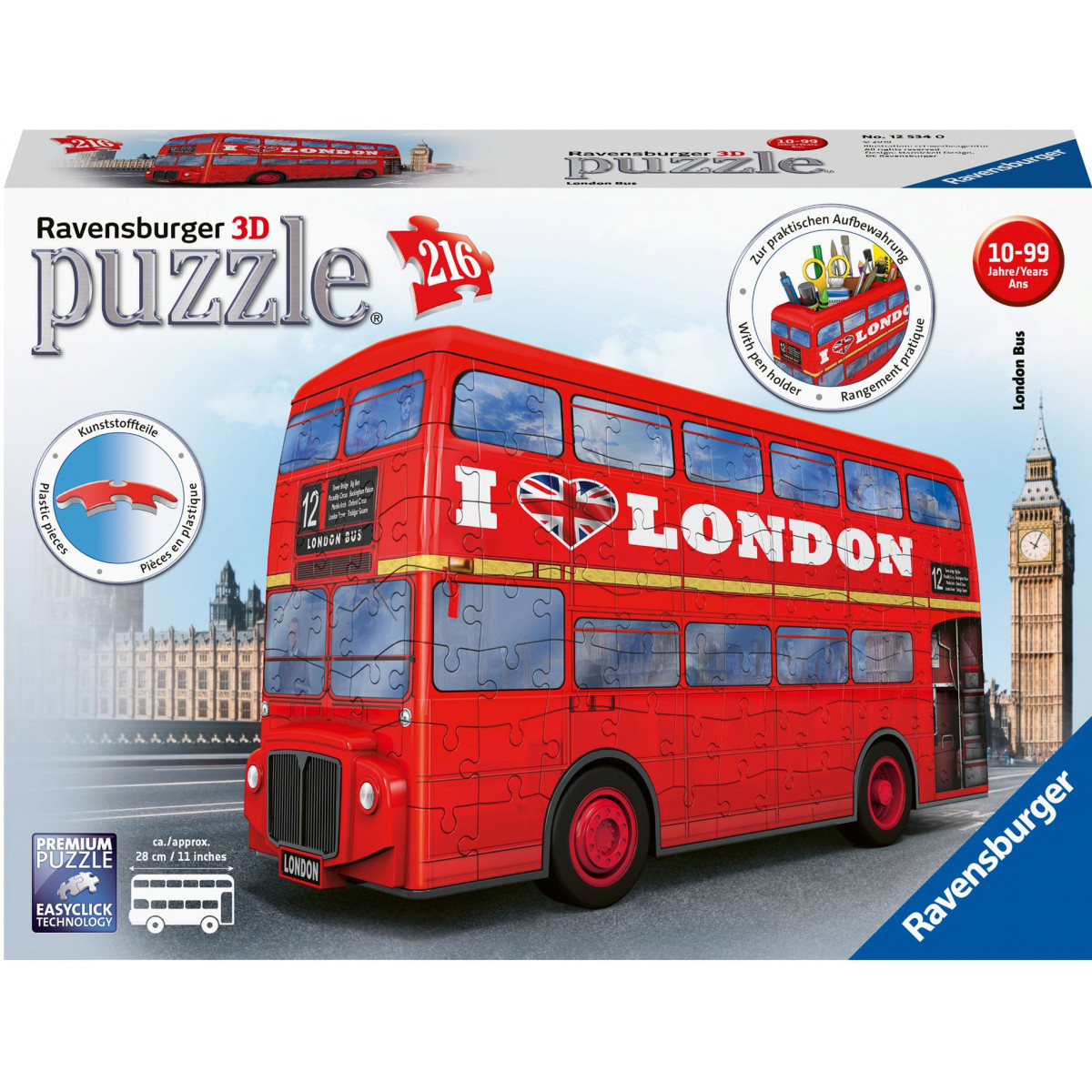 Ravensburger - London Bus, 216 Teile