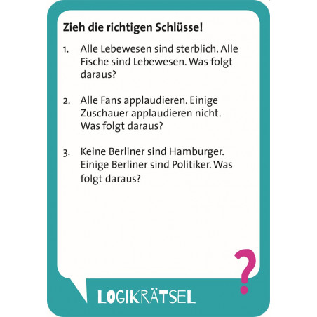 moses. - Pocket Quiz - Gehirnjogging