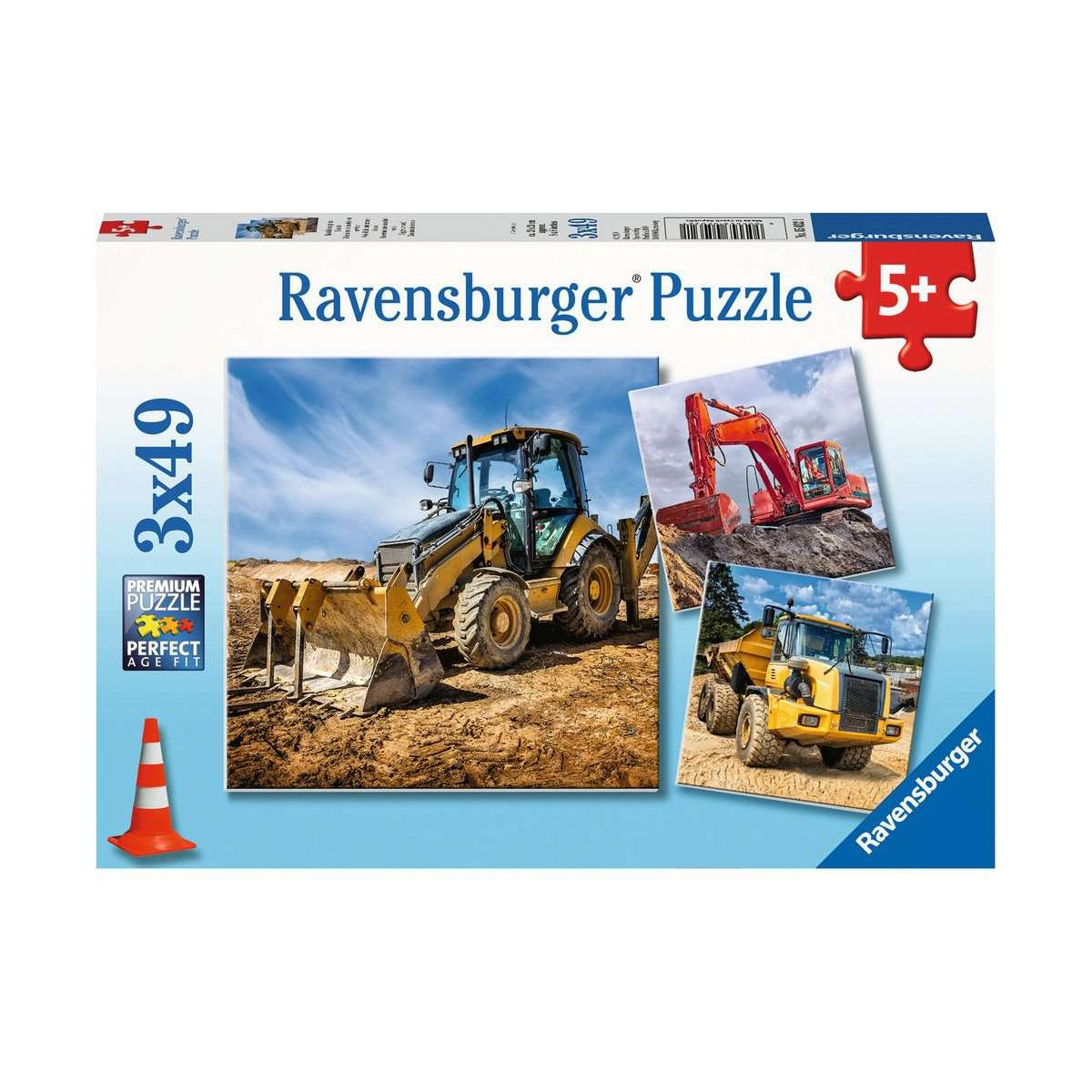 Ravensburger - Baufahrzeuge im Einsatz, 3 x 49 Teile