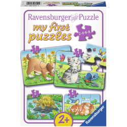 Ravensburger - Niedliche Haustiere, 2, 4, 6, 8 Teile