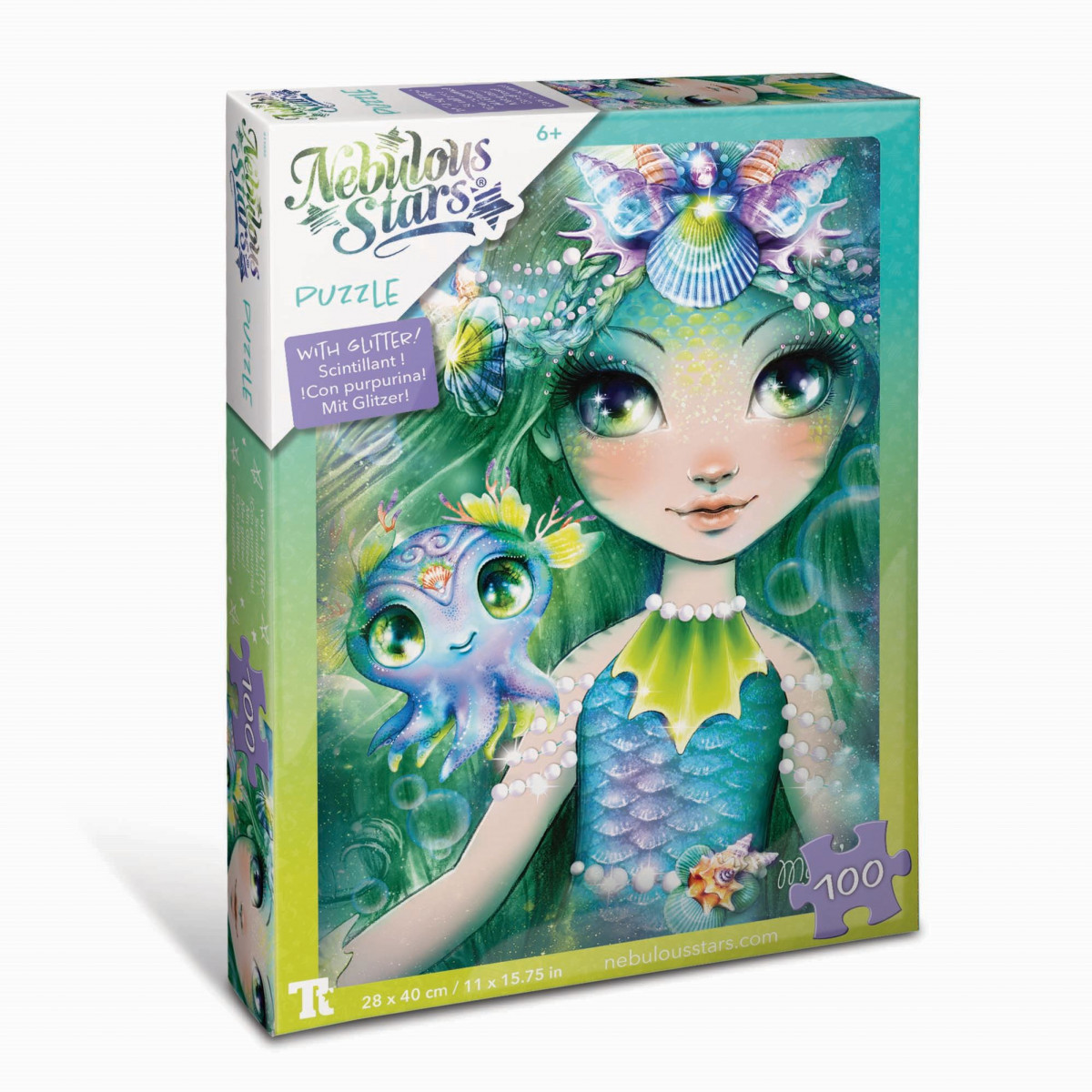 Nebulous Stars - Glitzer Puzzle Isadora & Aura, 100-tlg.