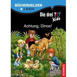 KOSMOS - Bücherhelden - Die Drei ??? Kids: Achtung Dinos , 2. Klasse