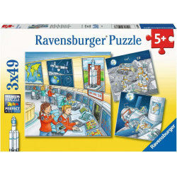 Ravensburger - Auf Weltraummission mit Tom und Mia, 3 x 49 Teile
