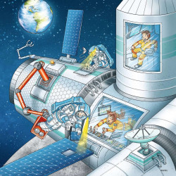 Ravensburger - Auf Weltraummission mit Tom und Mia, 3 x 49 Teile