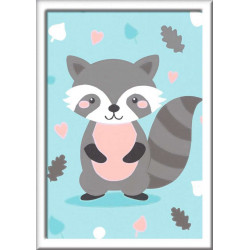 Ravensburger - Malen nach Zahlen - Süßer Waschbär