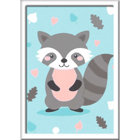 Ravensburger - Malen nach Zahlen - Süßer Waschbär