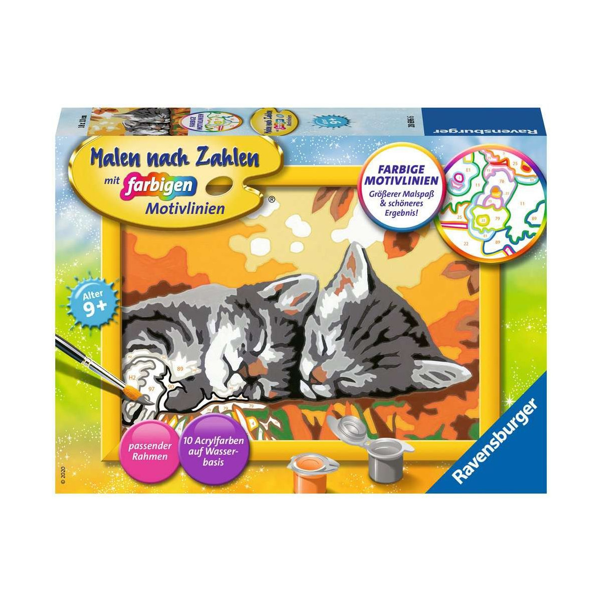 Ravensburger - Malen nach Zahlen - Kätzchen im Herbst