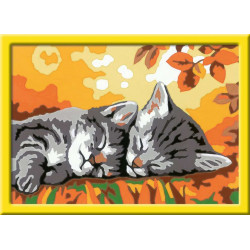 Ravensburger - Malen nach Zahlen - Kätzchen im Herbst