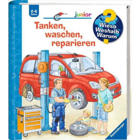 Ravensburger - Wieso? Weshalb? Warum? junior: Tanken, waschen, reparieren, Band 69