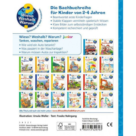 Ravensburger - Wieso? Weshalb? Warum? junior: Tanken, waschen, reparieren, Band 69