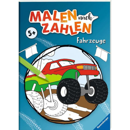 Ravensburger - Malen nach Zahlen ab 5: Fahrzeuge