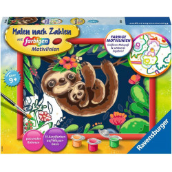 Ravensburger - Malen nach Zahlen - Niedliche Faultiere