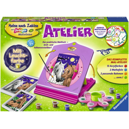 Ravensburger - Malen nach Zahlen - Atelier Pferde