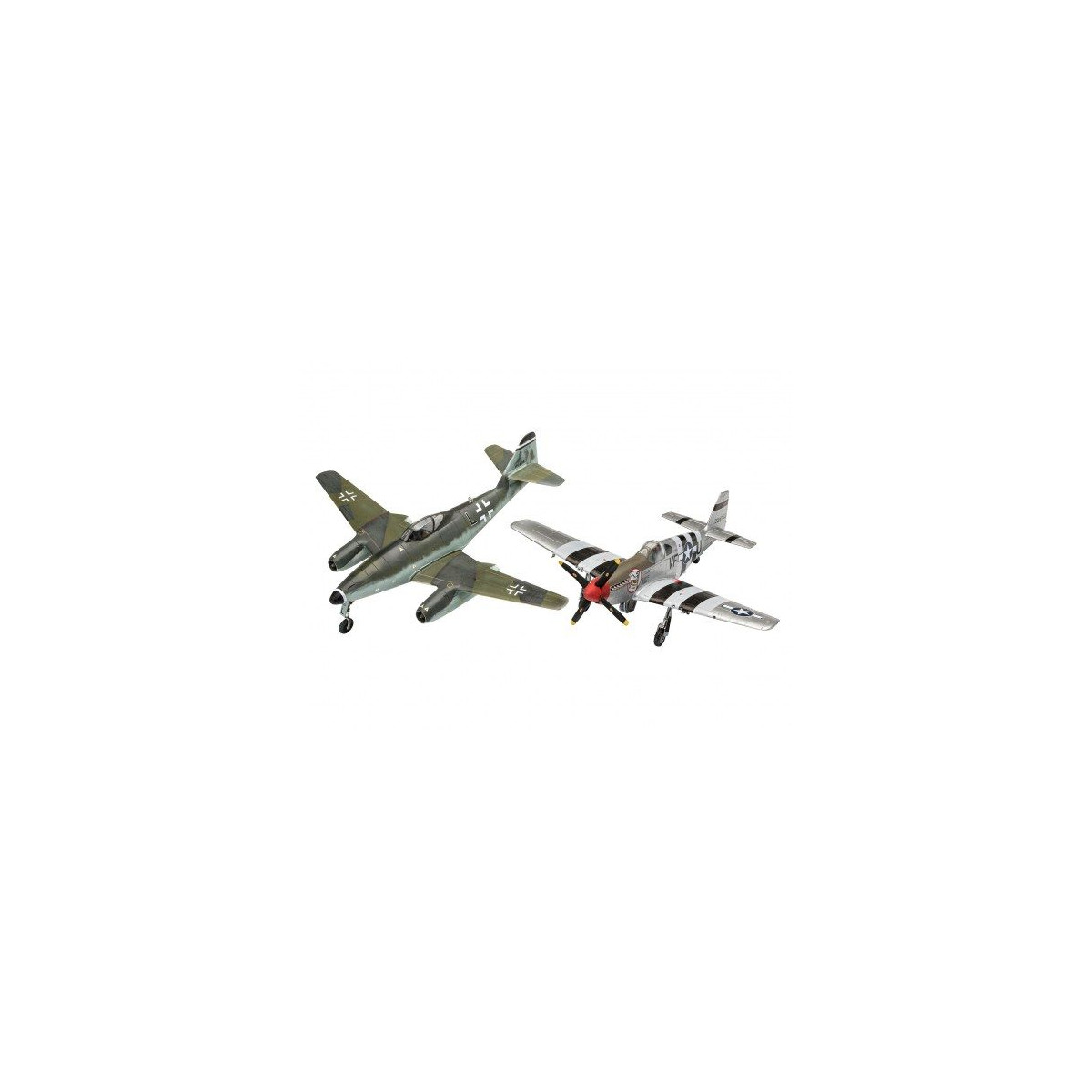 Revell - Combat Set Messerschmitt Me262 & P-51B Mustang