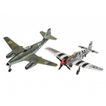 Revell - Combat Set Messerschmitt Me262 & P-51B Mustang