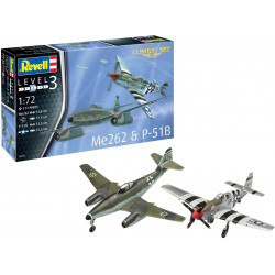 Revell - Combat Set Messerschmitt Me262 & P-51B Mustang