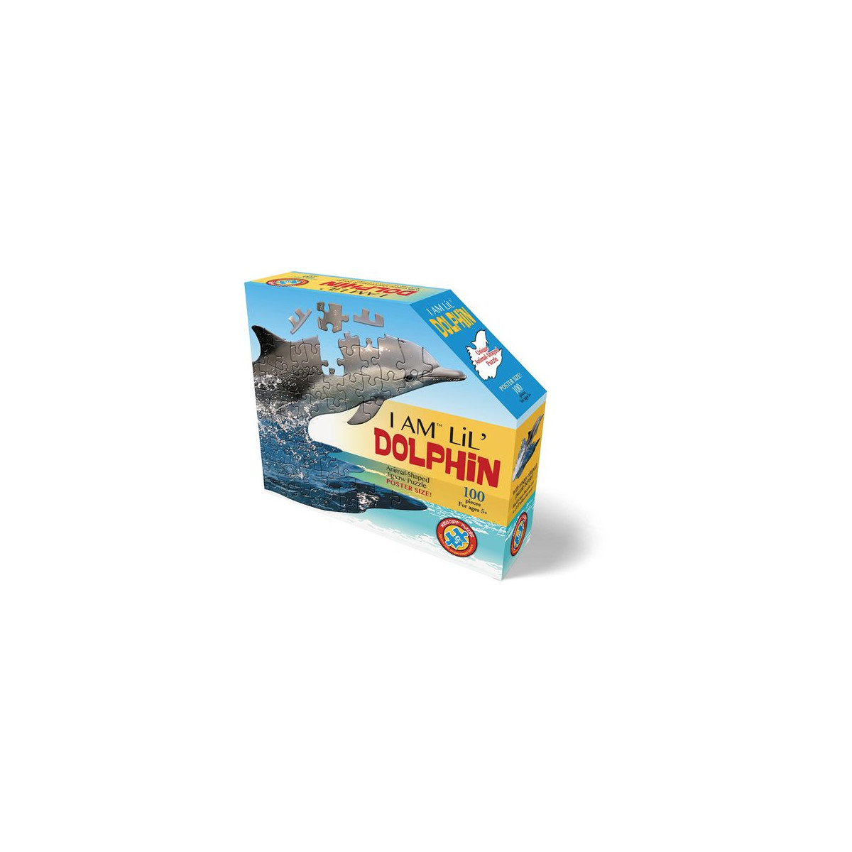 Madd Capp - Konturpuzzle Junior Delfin 100 Teile