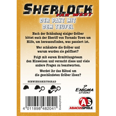 ABACUSSPIELE - Sherlock Far West - Der Pakt mit dem Teufel