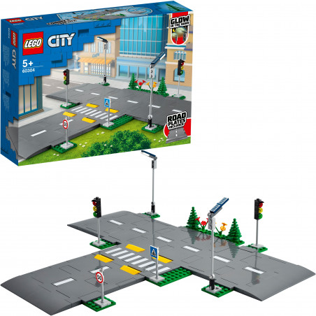 LEGO City 60304 - Straßenkreuzung mit Ampeln