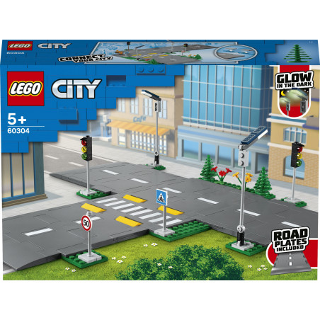 LEGO City 60304 - Straßenkreuzung mit Ampeln