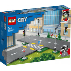 LEGO City 60304 - Straßenkreuzung mit Ampeln