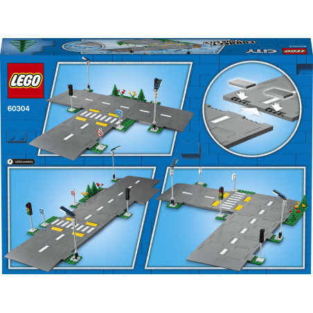 LEGO City 60304 - Straßenkreuzung mit Ampeln