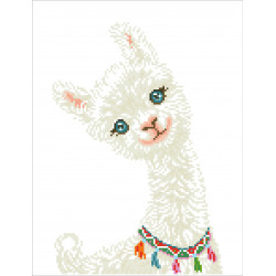 Diamond Dotz - Original Diamond Painting - Lulu Llama 32 x 42 cm