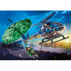 PLAYMOBIL 70569 - City Action - Polizei - Hubschrauber Fallschirm-Verfolgung