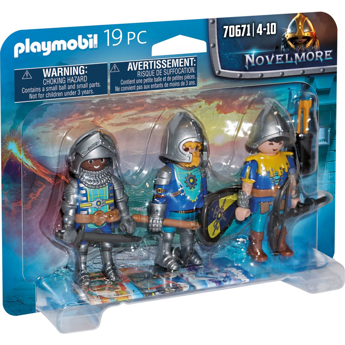 PLAYMOBIL 70671 - Novelmore - 3er Set Novelmore Ritter