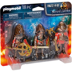 PLAYMOBIL 70672 - Novelmore - 3er Set Burnham Raiders