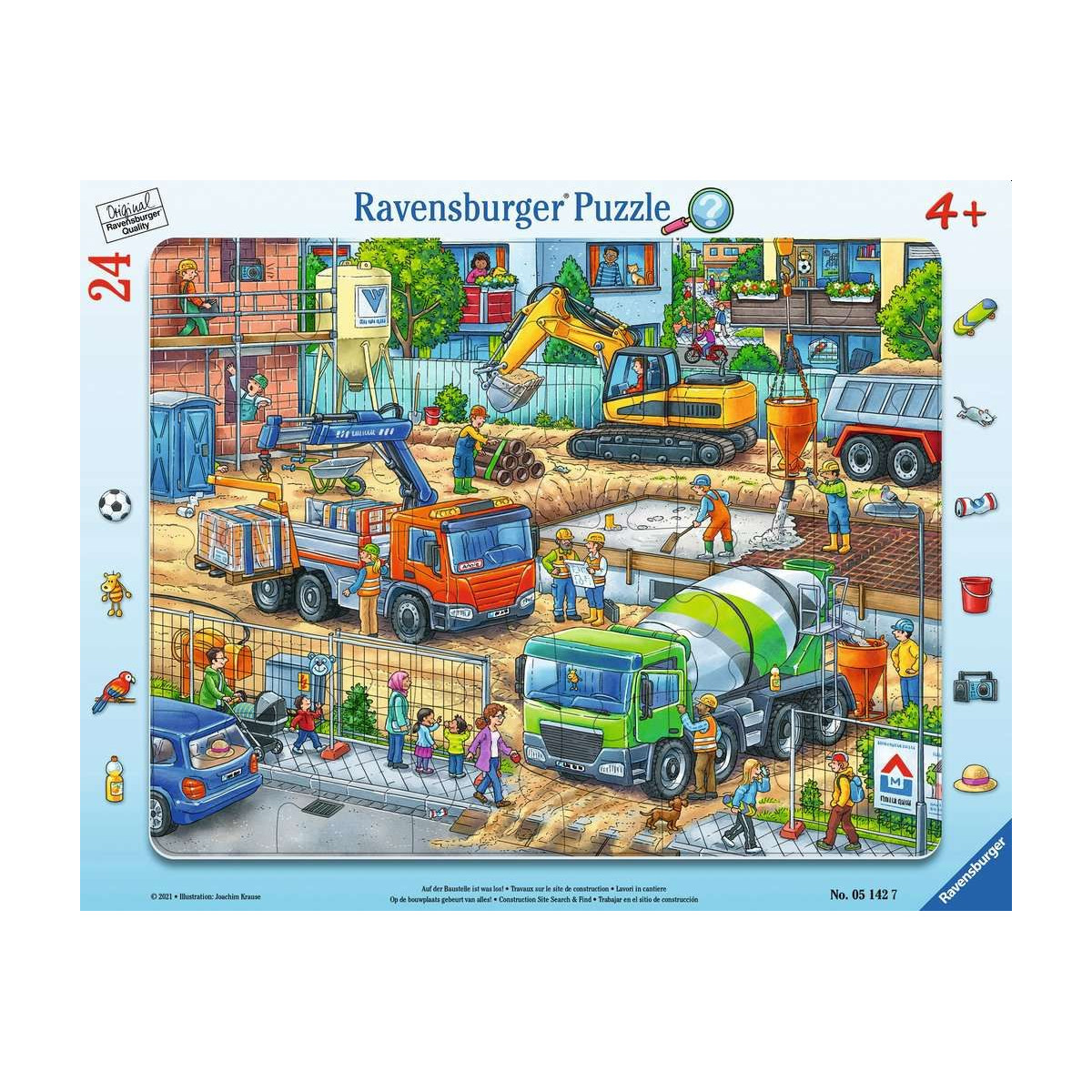 Ravensburger - Auf der Baustelle ist was los , 24 Teile