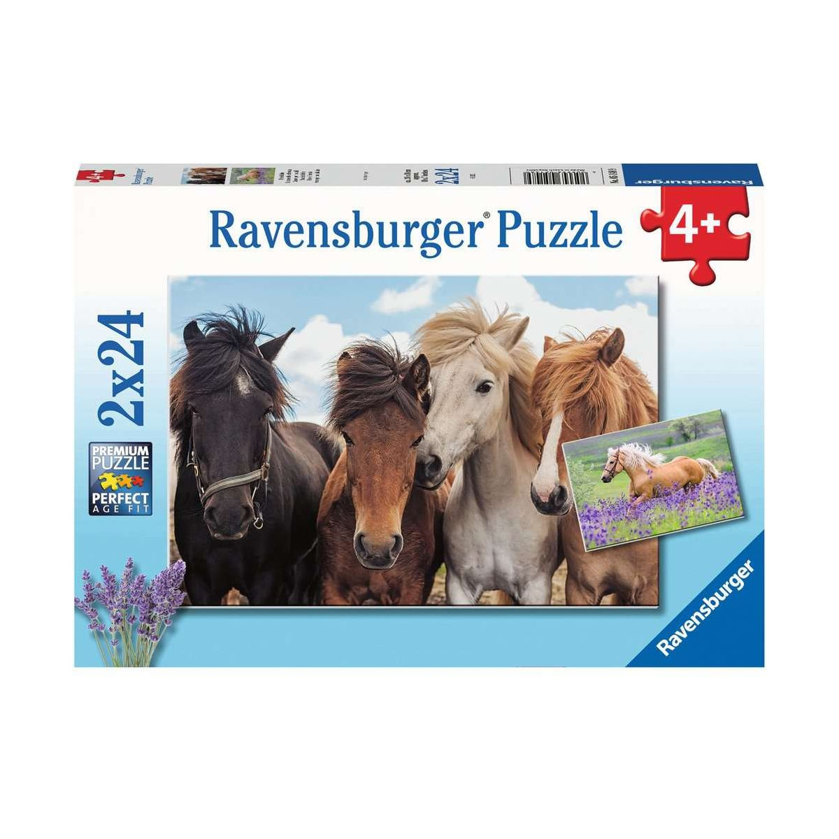 Ravensburger - Pferdeliebe, 2 x 24 Teile