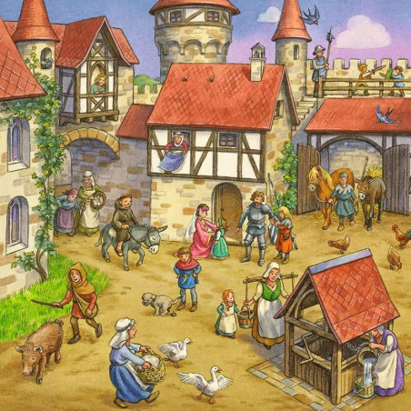 Ravensburger - Ritterturnier im Mittelalter, 3 x 49 Teile