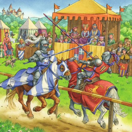 Ravensburger - Ritterturnier im Mittelalter, 3 x 49 Teile