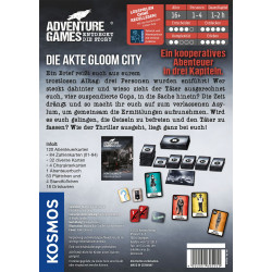 KOSMOS - Adventure Games - Die Akte Gloom City