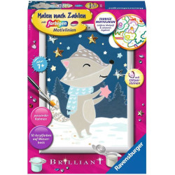 Ravensburger - Malen nach Zahlen - Gute Nacht, kleiner Dachs!