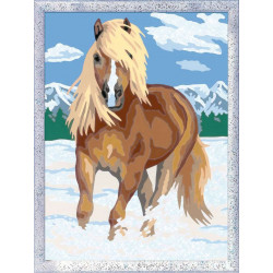 Ravensburger - Malen nach Zahlen - Haflinger im Schnee