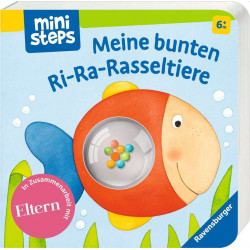 Ravensburger - ministeps - Meine bunten Ri-Ra-Rasseltiere